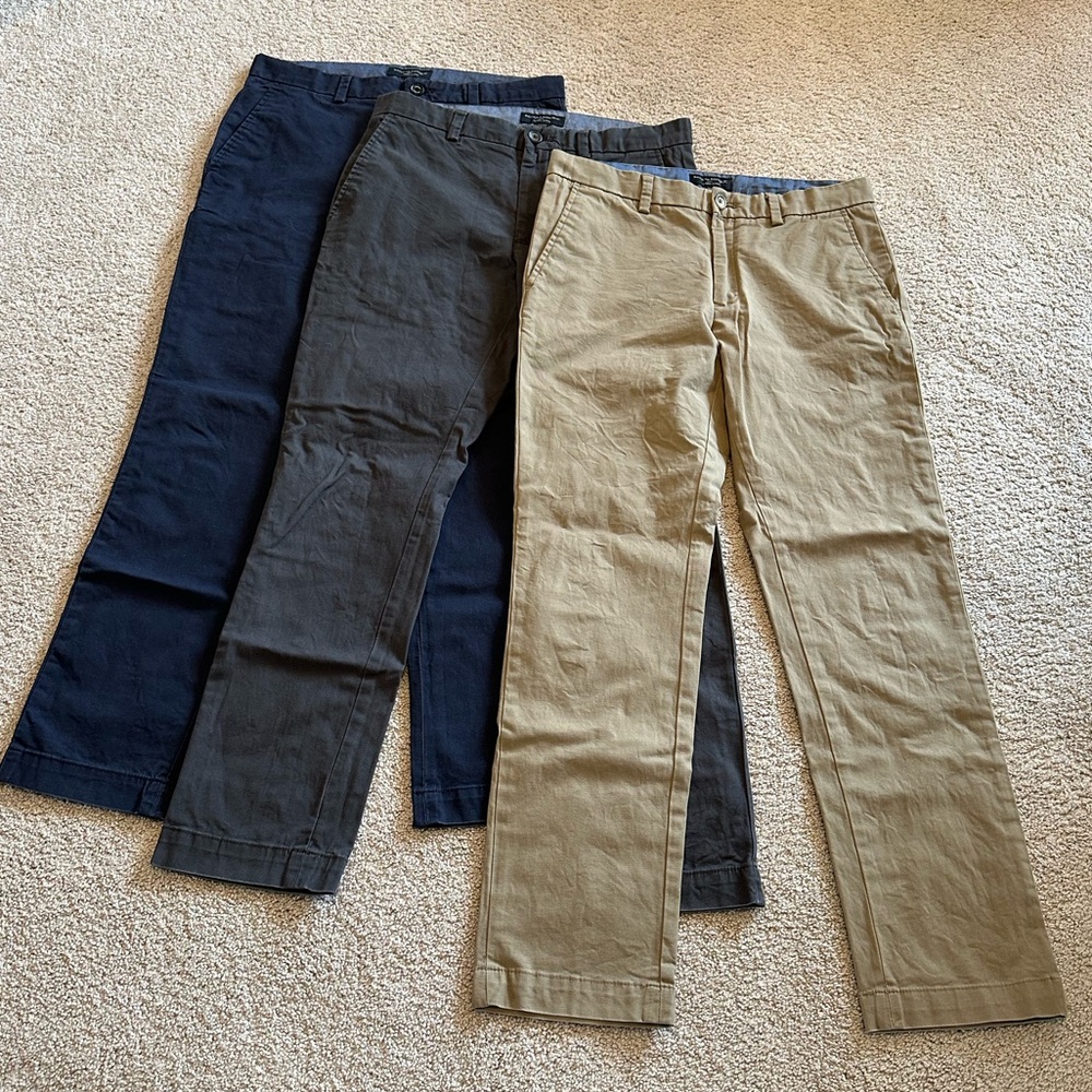 Banana Republic Aiden Chinos - Navy, Charcoal, Khaki